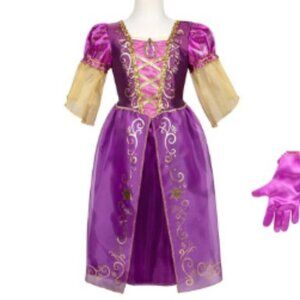 Disney Princess Rapunzel Majestic purple gold  Dress 4-6X